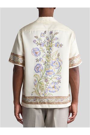 Beige pure silk bowling shirt ETRO | MRIC0013AK588X0800