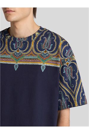 Pure cotton crew-neck T-shirt ETRO | MRMA0022AJ276X0883