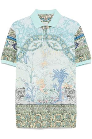 Graphic-print polo shirt ETRO | MRMD0004AK579X0880