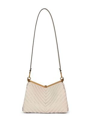 Borsa Vela media in pelle intrecciata bianca ETRO | WP1B0002AE229W1889