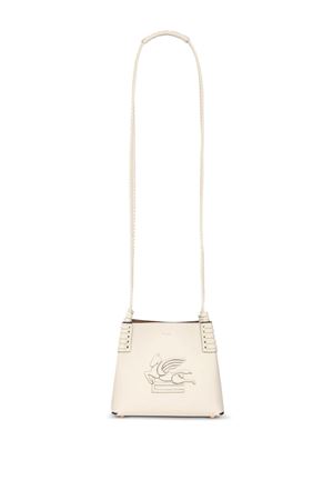 Mini Libra tote bag in white leather ETRO | WP1D0041AP264W1889