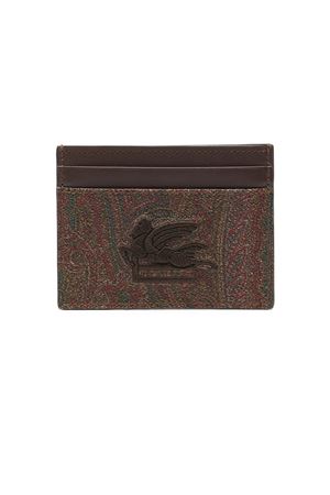 Card holder Paisley jacquard fabric ETRO | WP2E0001AA001M0019