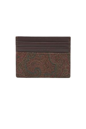 Card holder Paisley jacquard fabric ETRO | WP2E0001AA001M0019