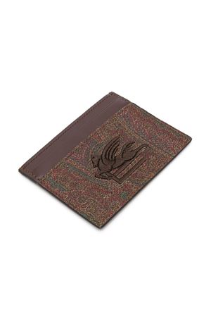 Card holder Paisley jacquard fabric ETRO | WP2E0001AA001M0019