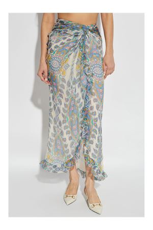 Beige silk skirt ETRO | WRFA009999SA1G1X0800