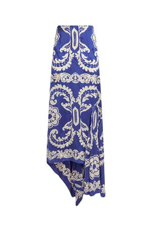 Gonna in viscosa blu ETRO | WRFA011899SP4E4X0883