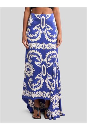 Blue viscose Skirt ETRO | WRFA011899SP4E4X0883