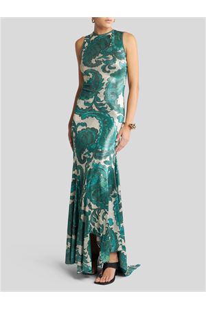 Laminated jersey long dress ETRO | WRHA033299IAS45X0801