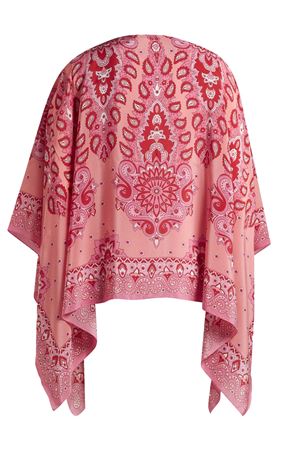 Silk crepe de chine cape top ETRO | WRJA0027AV602X0872