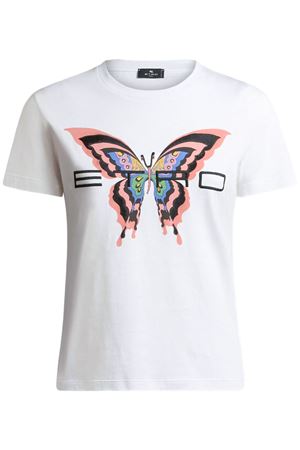 T-shirt in cotone bianco ETRO | WRMA0006AK786W0111