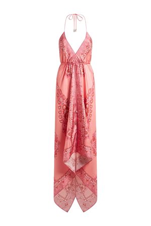 Silk twill asymmetrical cut dress ETRO | WRPA0001AK760X0872