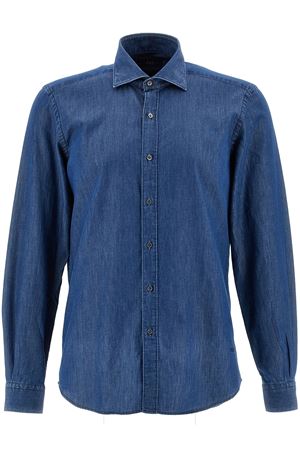 Camicia in Denim stone washed FAY | NCMA150115LMJPU207