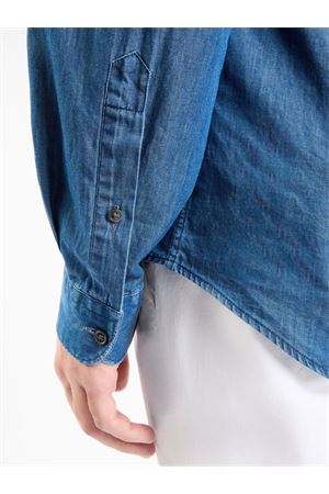 Denim stone washed shirt FAY | NCMA150115LMJPU207