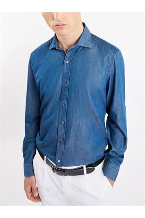 Denim stone washed shirt FAY | NCMA150115LMJPU207