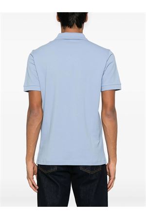 Polo in cotone azzurro cielo FAY | NPMB250135STDWU602