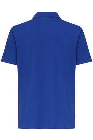 Polo in cotone blu FAY | NPMB250135STDWU802