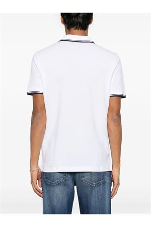 White cotton pique polo shirt FAY | NPMB250140STDWB001