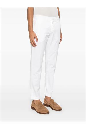 Pantaloni in misto cotone bianco FAY | NTM8650187TGURB001