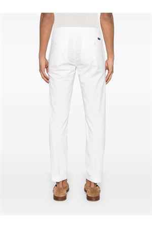 Pantaloni in misto cotone bianco FAY | NTM8650187TGURB001