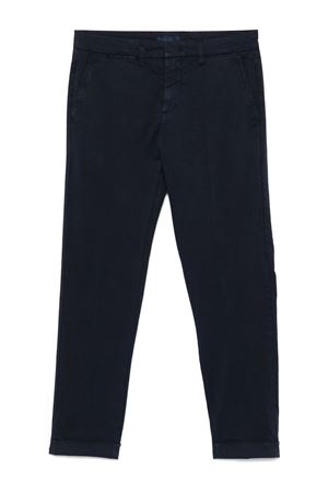 Blue cotton blend trousers FAY | NTM8650187TGURU824