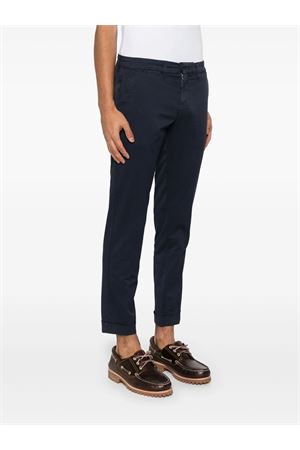 Blue cotton blend trousers FAY | NTM8650187TGURU824