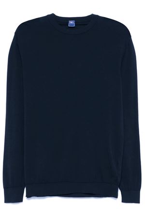 Maglione in cotone blu FEDELI | 8UED8015626