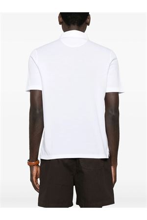 White piqué polo shirt FEDELI | 8UEF013041