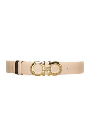 Reversible and adjustable Gancini belt FERRAGAMO | 0593873NEWBISQUE