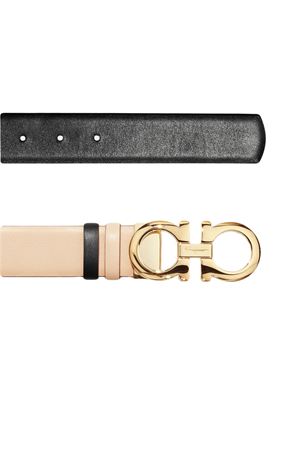 Reversible and adjustable Gancini belt FERRAGAMO | 0593873NEWBISQUE