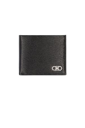 Black calfskin wallet FERRAGAMO | 0685956NERO