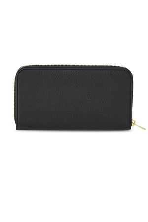 Black leather Continental Gancini wallet FERRAGAMO | 0758661NERO