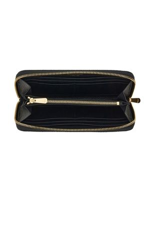 Black leather Continental Gancini wallet FERRAGAMO | 0758661NERO