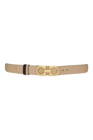 Reversible and adjustable Gancini belt FERRAGAMO | 0759426DAINONERO