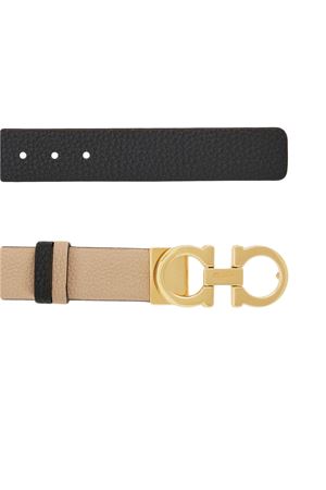 Reversible and adjustable Gancini belt FERRAGAMO | 0759426DAINONERO