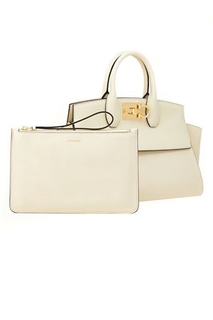 Ferragamo Studio Soft bag (M) FERRAGAMO | 0763097MASCARPONE