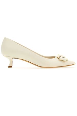 New Vara plate low heel pump FERRAGAMO | 0768708MASCARPONE