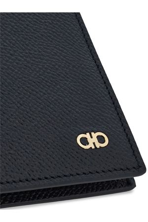 Gancini bi-fold leather wallet FERRAGAMO | 0775644NERO