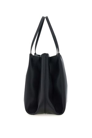 Tote Bag (L) smooth black calfskin FERRAGAMO | 0777335NERO