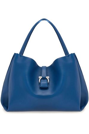 Tote Bag (L) smooth blue calfskin FERRAGAMO | 0779068BLUE