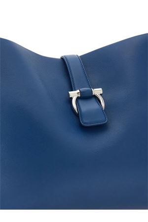 Tote Bag (L) smooth blue calfskin FERRAGAMO | 0779068BLUE