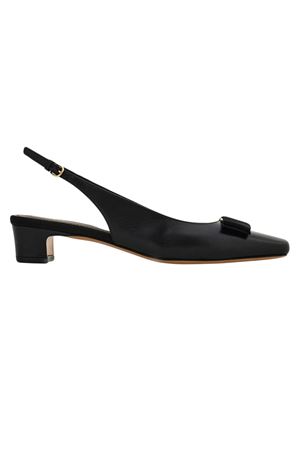 Slingback in pelle di vitello nero FERRAGAMO | 0781112NERO