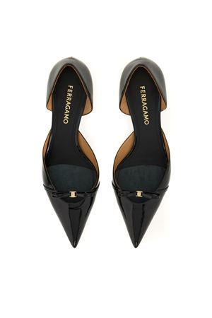 Black patent leather pumps FERRAGAMO | 0781120NERO