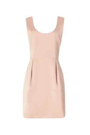 Sleeveless powder pink sheath dress GENNY | 78AAO411N0071493