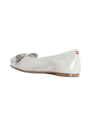 White leather Luna ballet flats HALMANERA | LUNA49ROCCIA