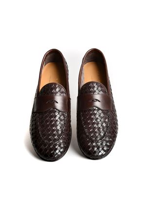 Brown woven loafer HENDERSON | 75410POCAFFE