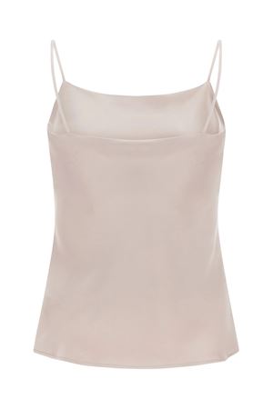 Top camisole in raso crêpe beige HERNO | BL000021D125061985