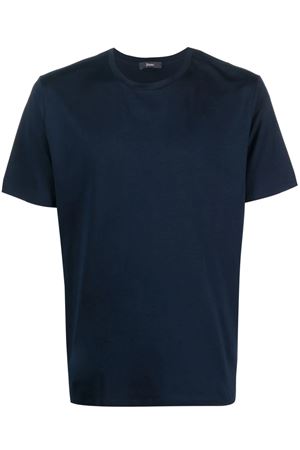 T-shirt in cotone a maniche corte HERNO | JG000174U520039200