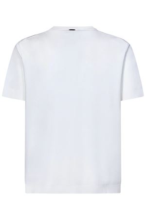 Logo-Plaque Cotton T-Shirt HERNO | JG000206U520591000