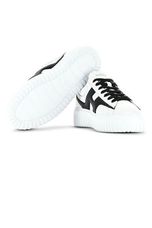 Sneakers Hogan H-Stripes White Black HOGAN | HXM6450FE91LE90001