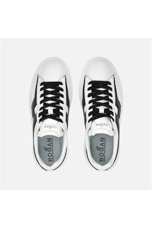 Sneakers Hogan H-Stripes White Black HOGAN | HXM6450FE91LE90001